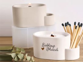 Molde silicona maceta ovalada con recipiente